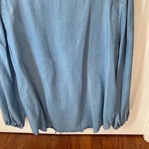 Woman’s button down chambray. Blouse